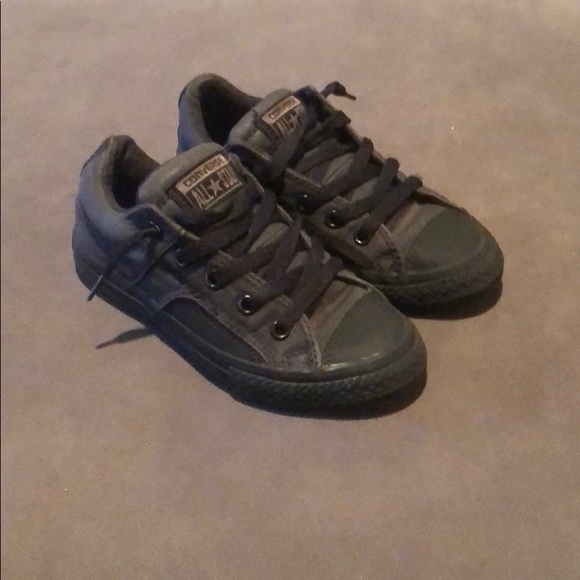 boys gray converse